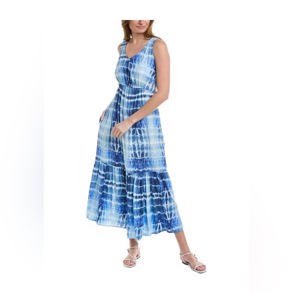 beachlunchlounge Dresses & Skirts - NWT Beach Lunch Lounge Tie Dye Sleeveless Lightweight Maxi Sundress Sz Medium